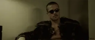 🤨 Brad Pitt kính râm, người nổi tiếng, diễn viên whatsapp sticker