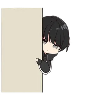 😳 Anime, Manga, Personnage, Mignon, Qui Regarde, Kawaii telegram sticker