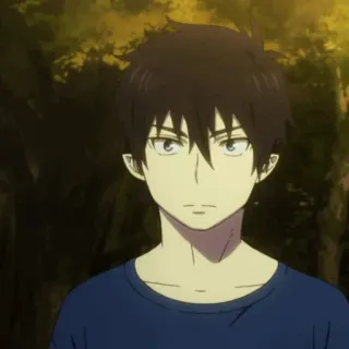 ☁️ Rin Okumura Blue Exorcist Anime, Charakter, Blue Exorcist, Rin Okumura telegram sticker