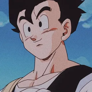 🔥 Gohan Dragon Ball 动漫, 龙珠, 悟饭, 卡通, 角色, 漫画 telegram sticker