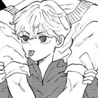🥰 Anime, Anak laki-laki, Lidah, Imut, Karakter, Manga telegram sticker