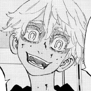 😂 Anime, Manga, Garçon, Sourire, Dessin telegram sticker