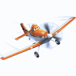🛩 Dusty Crophopper Planes avião, desenho animado, empoeirado, aviões, disney, aviação, avião agrícola telegram sticker