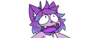 🙀 アニメ, ケモノ, 怖い, 不安, 衝撃 telegram sticker