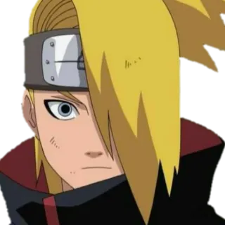 😐 Deidara Naruto Deidara, Naruto, Anime, Manga, Ninja, Akatsuki telegram sticker