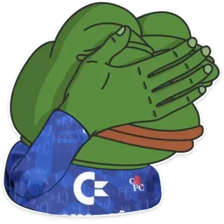 🙈 Pepe the Frog 페페, 개구리, 밈, 인터넷 밈, 첼시 FC, 축구, 스포츠 telegram sticker