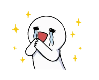 ✨ слезы, плач, каваий, милый, эмоциональный, анимированный telegram sticker