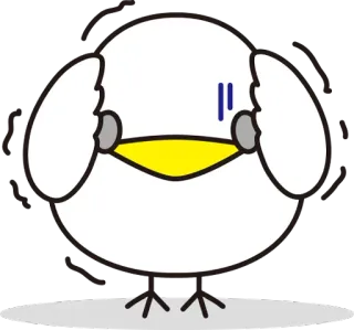 😰 pássaro, animal, pintinho, desenho animado, ilustração, fofo telegram sticker