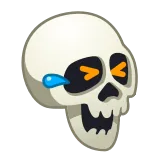 Skull Emoji telegram emojis 🤣