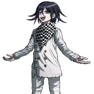 😁 Kokichi Oma Danganronpa Аниме, Манга, Кокичи Ома, Данганронпа, Персонаж, Улыбается, Аниме персонаж telegram sticker
