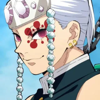 💎 Tengen Uzui Demon Slayer Tengen Uzui, Demon Slayer, Anime, Personaje, Manga, Entretenimiento telegram sticker