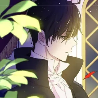 🌟 Anime, Manga, Illustrazione, Personaggio, Uomo, Arte, Bruna whatsapp sticker