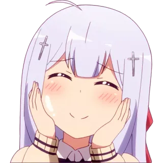 🤗 Eromanga-sensei Sagiri Izumi anime, manga, cute, girl, kawaii, smile, happy telegram sticker