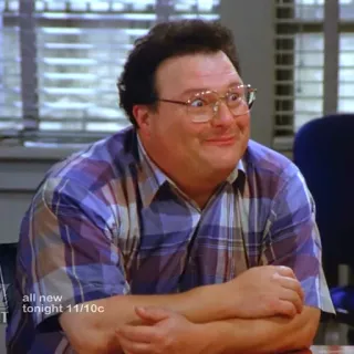 🙂 Newman Seinfeld all new tonight 11/10c Newman, Seinfeld, Serie TV, Personaje, Sitcom telegram sticker