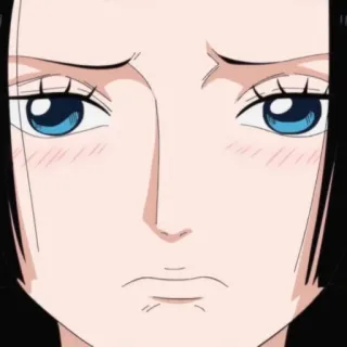 🥺 Nico Robin One Piece Anime, Triste, Mulher, Nico Robin, One Piece telegram sticker