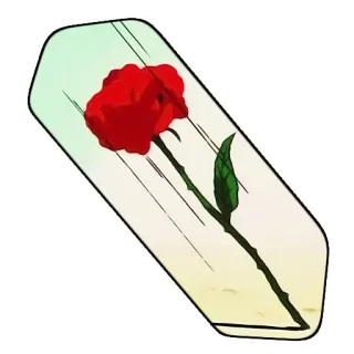 🌹 rosa, fiore, rosso, natura, pianta whatsapp sticker