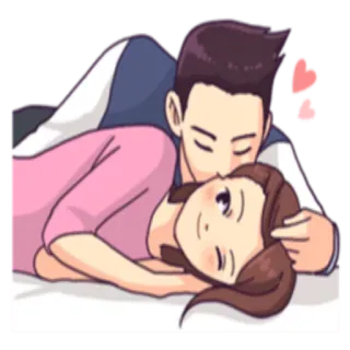 💋 love, romance, couple, kiss, affection, relationship telegram sticker