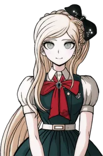 🙂 Sonia Nevermind Danganronpa Anime, Personnage, Blonde, Fille, Danganronpa telegram sticker