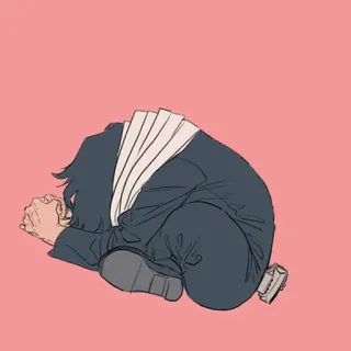 🛐 crying, sad, emotional, anime, manga, character telegram sticker