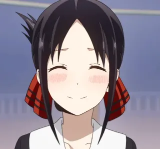 ❤️ Kaguya Shinomiya Kaguya-sama: Love Is War Anime, Desenho animado, Fofo, Kawaii, Feliz, Kaguya telegram sticker