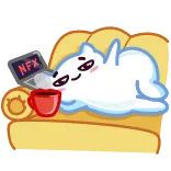 Pillow Fellow telegram stickers