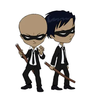 👀 Homens de Preto, Agentes, Agentes secretos, Desenho animado, Espião, Investigadores whatsapp sticker