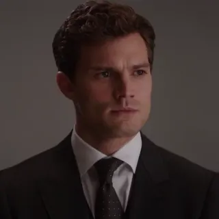 🌫 Christian Grey Fifty Shades of Grey 男性, スーツ, ネクタイ, ビジネス telegram sticker