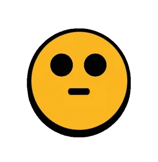 😁 Emoji, Expresión, Amarillo, Cara, Neutral, Emoción whatsapp sticker