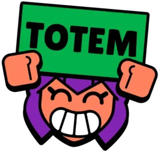 🔥 TOTEM Totem, Postać, Naklejka, Znak telegram sticker