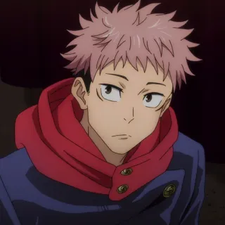 💥 Yuji Itadori Jujutsu Kaisen Anime, Jujutsu Kaisen, Yuji Itadori, Personaggio, Animazione telegram sticker