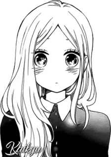 😳 Kaikyuu anime, manga, girl, cute, kaikyuu telegram sticker