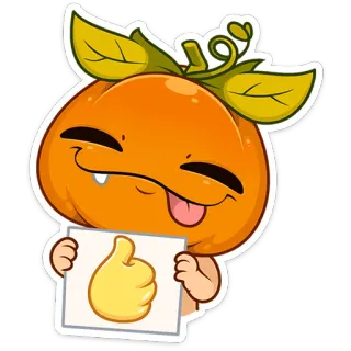 🎃 カボチャ, 漫画, かわいい, いいね, 絵文字, ステッカー telegram sticker