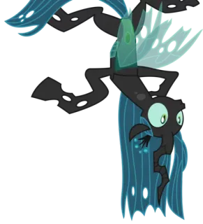 🙄 Queen Chrysalis My Little Pony: Friendship Is Magic rainha, crisálida, My Little Pony, MLP telegram sticker