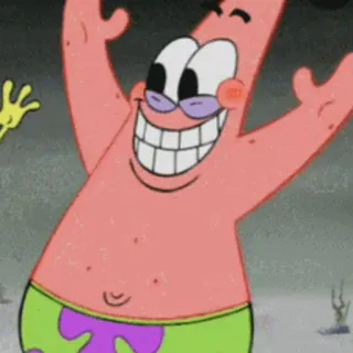 🍦 Patrick Star Spongebob Squarepants dessin animé, Bob l'éponge, Patrick, drôle, animation telegram sticker