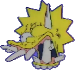 😁 Мультик, Монстр, Злой, Смешной, Странный, Гротеск telegram sticker