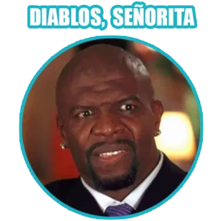 😱 DIABLOS, SEÑORITA มีม, ตลก, สีหน้า, เทอร์รี่ ครูว์ส telegram sticker