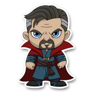 😷 Doctor Strange marvel, superhero, sorcerer, magic, comics, doctor strange telegram sticker