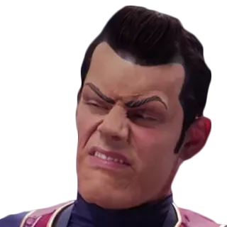 😕 Robbie Rotten LazyTown Robbie Rotten, LazyTown, Meme, Złoczyńca, Wyraz, Kreskówka telegram sticker