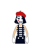 Mime Girl @StiCkErMoTeHaRrk telegram stickers