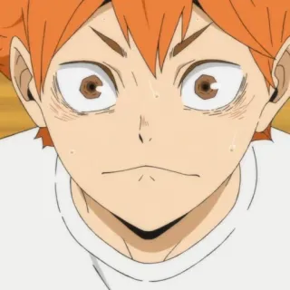 ☀️ Hinata Shoyo Haikyuu!! anime, volleyball, Haikyuu!!, Hinata Shoyo, sports, character, manga telegram sticker