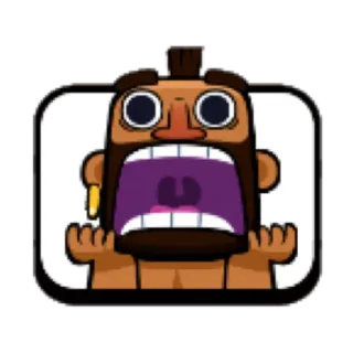 😳 Hog Rider Clash Royale Chevaucheur de Cochon, Clash Royale, Personnage, Jeu vidéo, Mème, Drôle whatsapp sticker