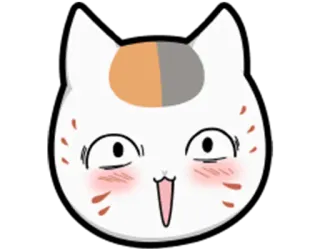 😳 gato, pegatina, dibujo animado, animal whatsapp sticker
