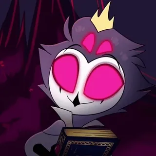 🌟 Stolas Helluva Boss Cartoon, Eule, Dämon, Helluva Boss, Stolas, Prinz telegram sticker