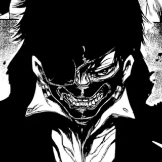 🖤 Ken Kaneki Tokyo Ghoul Anime, Manga, Goule, Masque, Horreur, Dark Fantasy telegram sticker