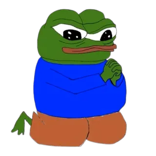 🙏 Pepe the Frog ếch, meme, pepe, buồn telegram sticker