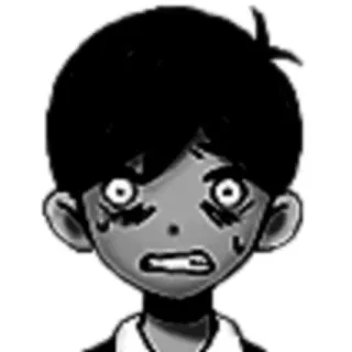 😬 Omori omori, อนิเมะ, สยองขวัญ, วิดีโอเกม, อารมณ์ telegram sticker