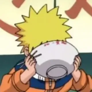 🍜 Naruto Anime, Naruto, Ramen, Nourriture, Manger whatsapp sticker