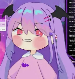 🌟 AKI
wayang
culik cu
aaaa
AH KAI
kawa
Gempa
OMEDE
HSHSH
oee
kawa
traktir 애니, Vtuber, 귀여운, 카와이, 보라색 머리, 애니메이션 여자, 만화, 스티커 telegram sticker