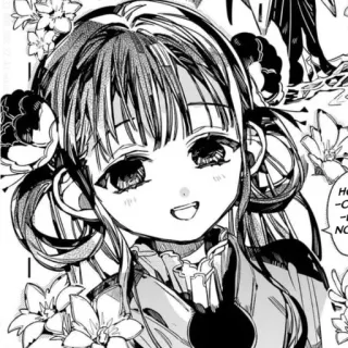 🍇 Yako Toilet-bound Hanako-kun anime, manga, Yako, Toilet-bound Hanako-kun, girl telegram sticker