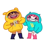 Pretty Friends telegram stickers